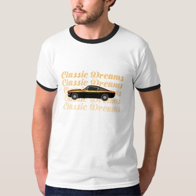Classic Dreams Vintage Car T-Shirt (Vorderseite)