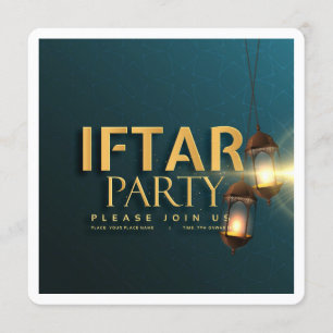 Classic Eid Mubarak Ramadan Grußkarte Einladung