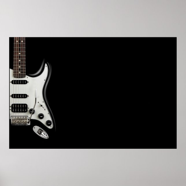 Classic Electric Guitar - Iconic Stratocaster Poster (Vorne)