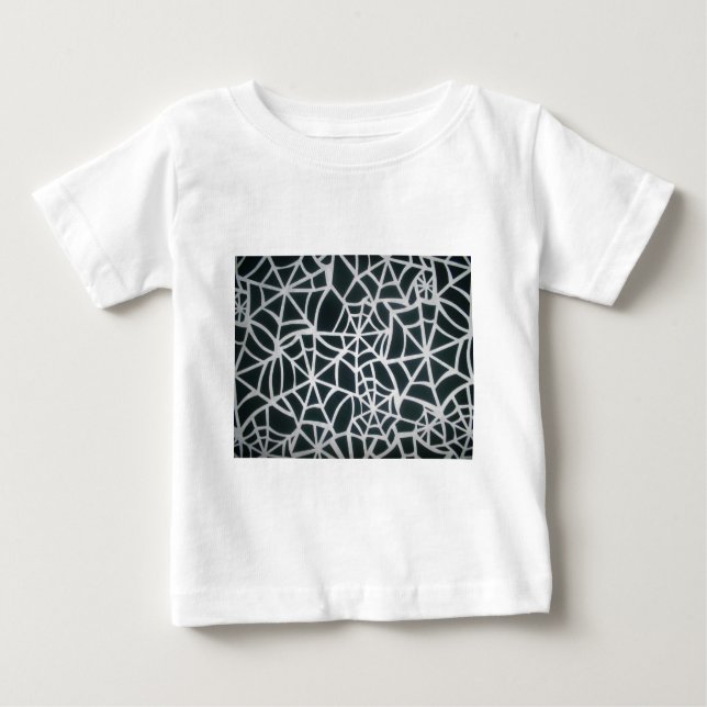 Classic Elegance Schöne Schwarz-Weiß-Kunst Baby T-shirt (Vorderseite)