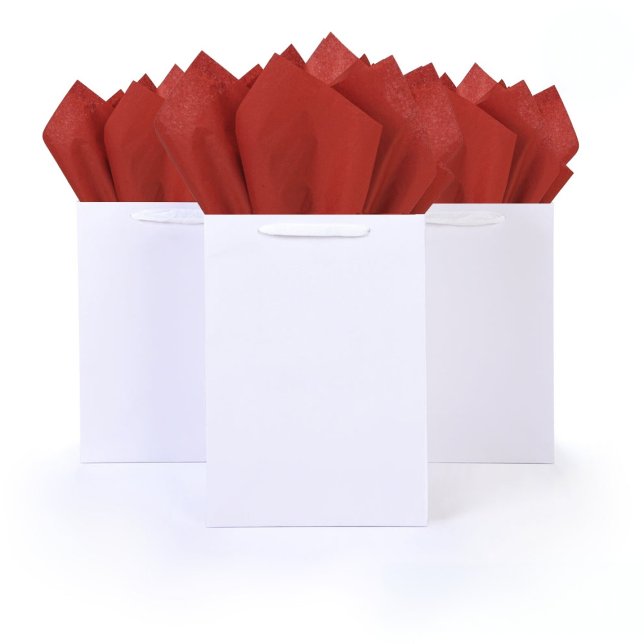 Classic Elegant Bold Schlicht Red Seidenpapier (Classic Elegant Bold Plain Red Tissue Paper)