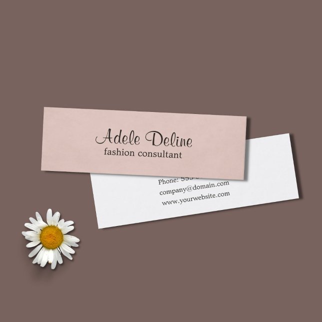 Classic Elegant Consultant Business Card Mini Visitenkarte (Von Creator hochgeladen)