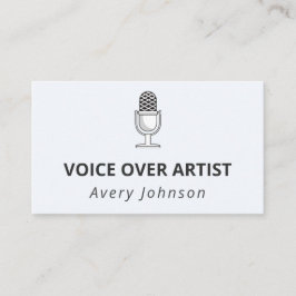 Classic-Elegant für Mikrofon-Tonrekorder Visitenkarte