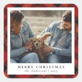 Classic Elegant Merina Custom Foto Quadratischer Aufkleber