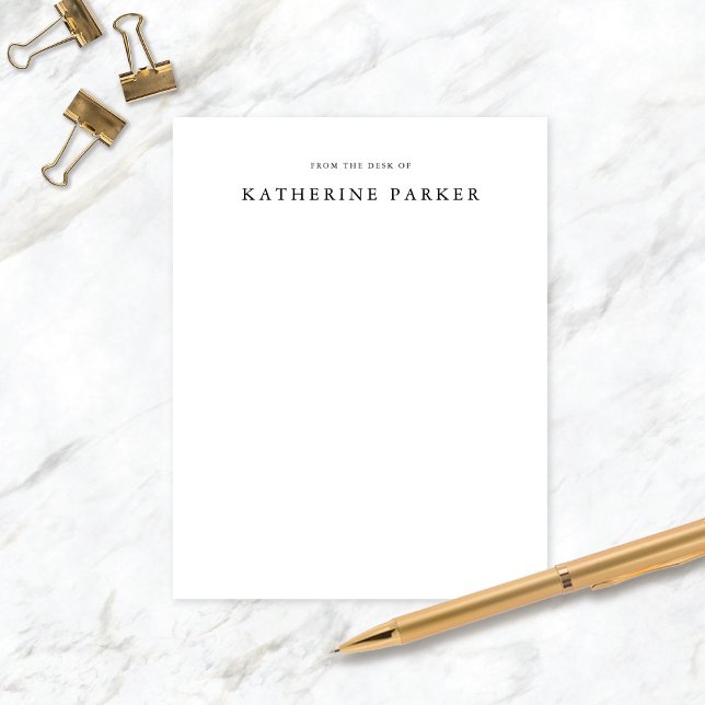 Classic & Elegant Personal Stationery Mitteilungsk (Von Creator hochgeladen)