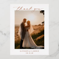 Classic Elegant Wedding Vielen Dank
