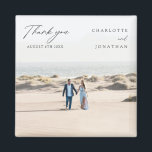 Classic Elegante Foto Gastgeschenke Hochzeiten Vie Magnet<br><div class="desc">Classic Elegant Foto Gastgeschenke Hochzeiten Danke Magnet</div>