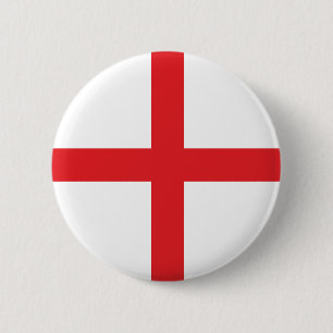 Classic England Flag - St. George's Cross Button