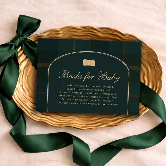 Classic Equestrian Polo Plaid Books for Baby Boy Begleitkarte (Von Creator hochgeladen)