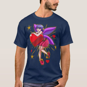Classic Fairy Tale Lover Flying Garden Blume Fant T-Shirt