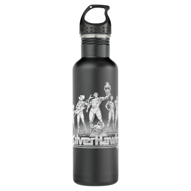 Classic Fans Quicksilver Coole Grafikgeschenke Edelstahlflasche (Vorderseite)