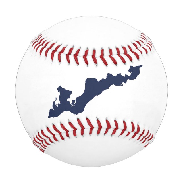 Classic Fishers Island Logo Baseball - Blau (Vorderseite)