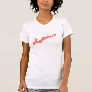 Classic Fishers Island Logo-Shirt - Rosa T-Shirt