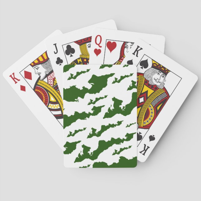 Classic Fishers Island Repeat Logo Playing Cards Spielkarten (Rückseite)