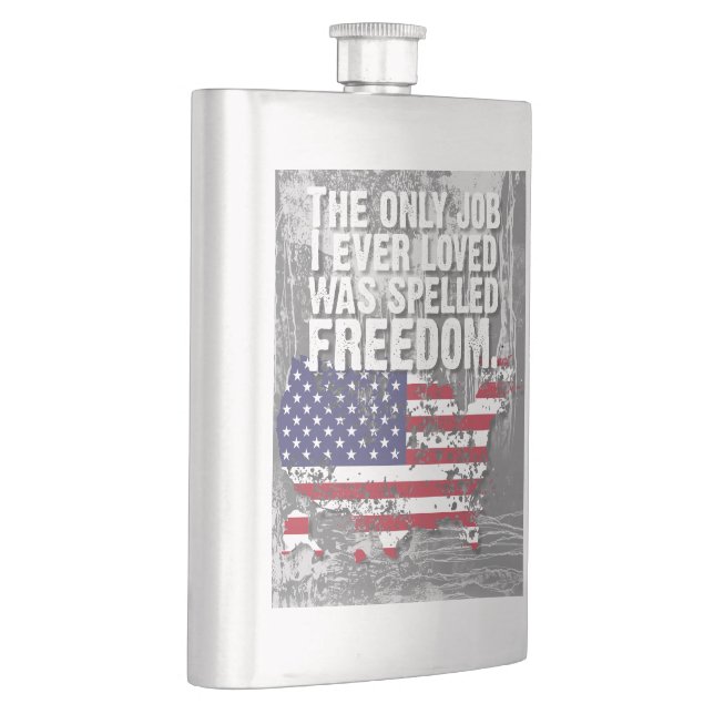 Classic Flask – Freedom Job Flachmann (Rechts)
