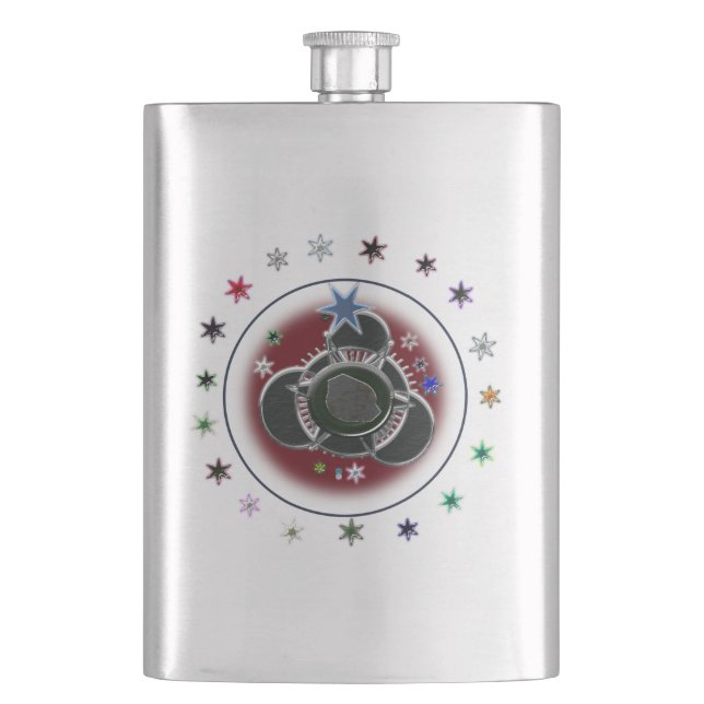 Classic Flask Stars Flachmann (Vorderseite)