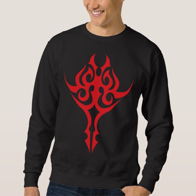 Classic Floral Ornament – Luxury Decorative Art Sweatshirt (Vorderseite)