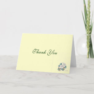 Classic Flower Thank You Card Dankeskarte