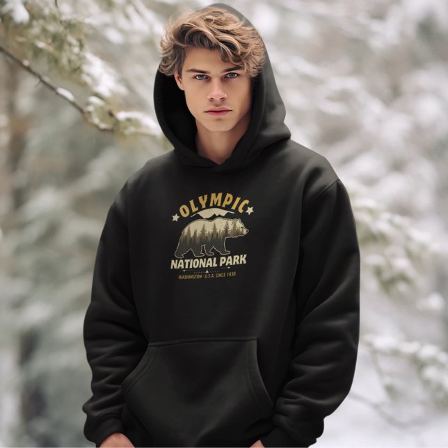 Classic Forest Vista at Olympic National Park Hoodie (Von Creator hochgeladen)