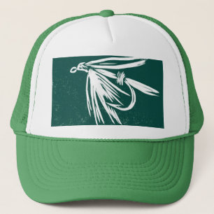 Classic Foreut Fly Hat "Nass Fly Green" Truckerkappe
