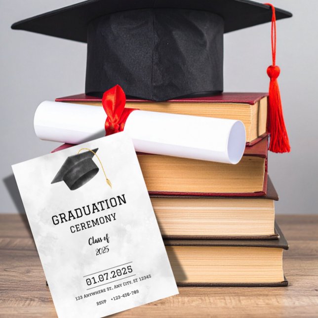 Classic Formal Graduation Announcement  Einladung (Von Creator hochgeladen)