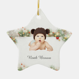 Classic Frame Baby's First Christmas Ornament