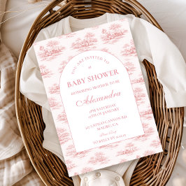 Classic French Country Baby Shower Einladung