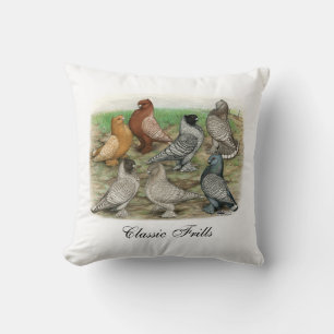 Classic Frill Pigeons Laced Blondinettes Kissen