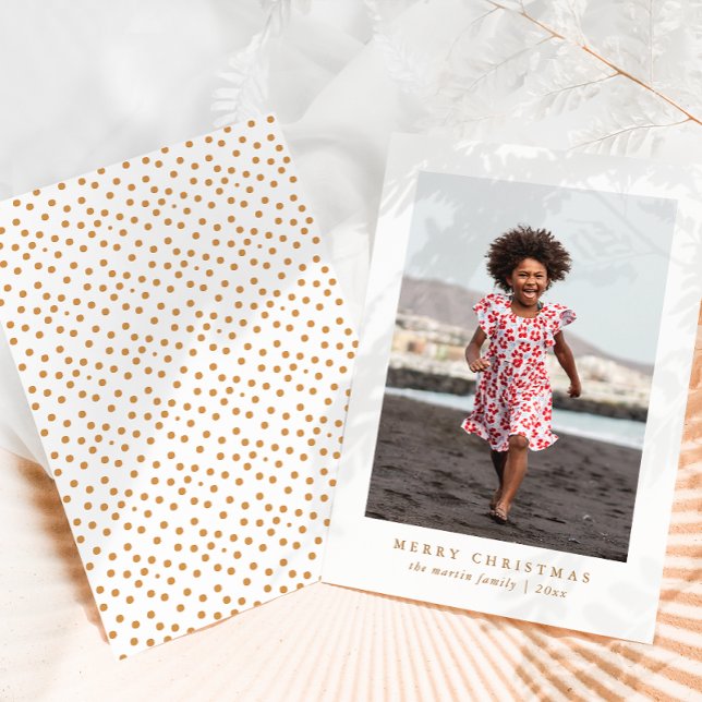 Classic Frohe Weihnachts-Weihnachtsfotokarte Feiertagskarte (Von Creator hochgeladen)