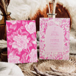 Classic Fuchsia Floral Chinoiserie Garden Hochzeit Einladung<br><div class="desc">Dieses chinoiserie inspiriert Design besticht durch elegante botanische Flora,  Vögel und Grünpflanzen in magenta und weiß. Personalisieren Sie die Einladung mit Ihren Daten und wenn Sie gewollt,  um den Stil und die Platzierung des Textes weiter zu ordnen,  klicken Sie bitte auf den Button "Weitere Anpassung".</div>