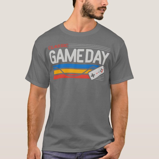 Classic Game Day lustig T-Shirt (Vorderseite)