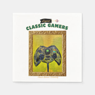 Classic Gamers Birthday Sick Box Napkins Serviette