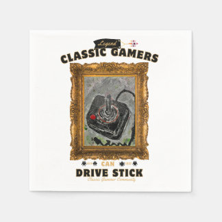 Classic Gamers Geburtstagsparty Groovy Vision Napk Serviette