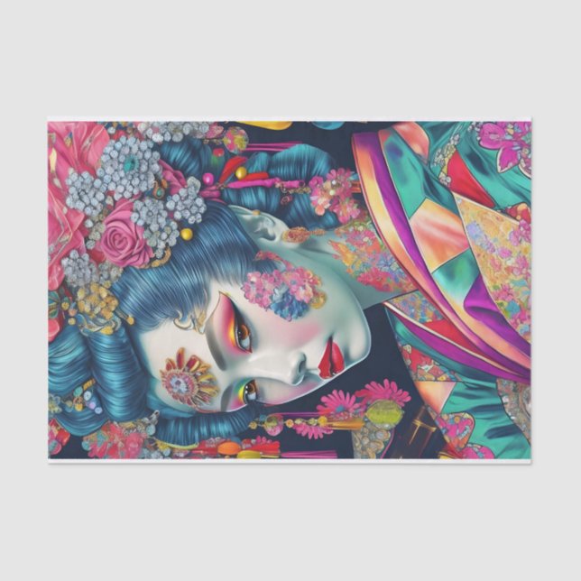 Classic Geisha Tissue Paper Seidenpapier (Vorderseite)