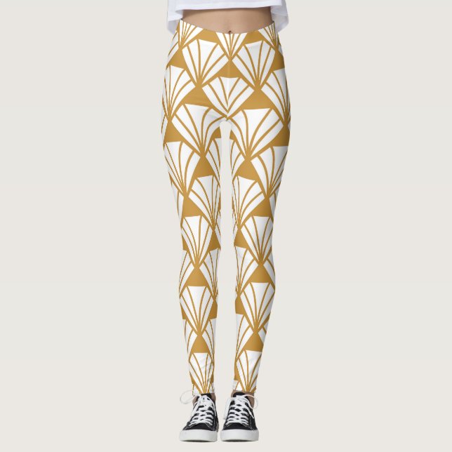 Classic Geometric: Art Deco Elegance. Leggings (Vorderseite)