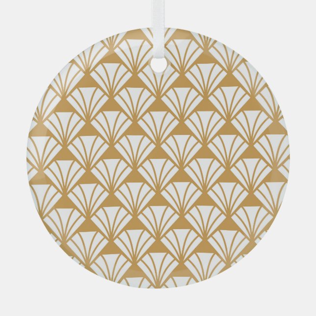 Classic Geometric: Art Deco Elegance. Ornament Aus Glas (Vorderseite)