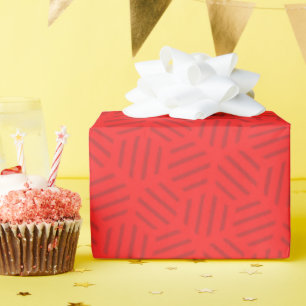 Classic Geometric Vintag Happy Birthday Geschenkpapier