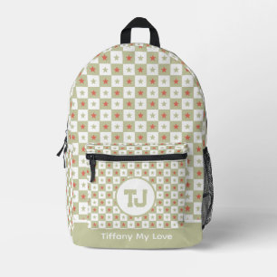 Classic Gevor Geschenkname Gemusterter Backpack Bedruckter Rucksack