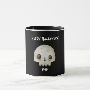 Classic Ghost Skeleton Happy Halloween Mama Tasse