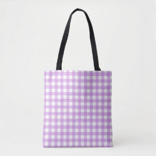 Classic Gingham Karo Kariert Pattern Lilac