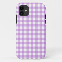 Classic Gingham Karo Kariert Pattern Lilac