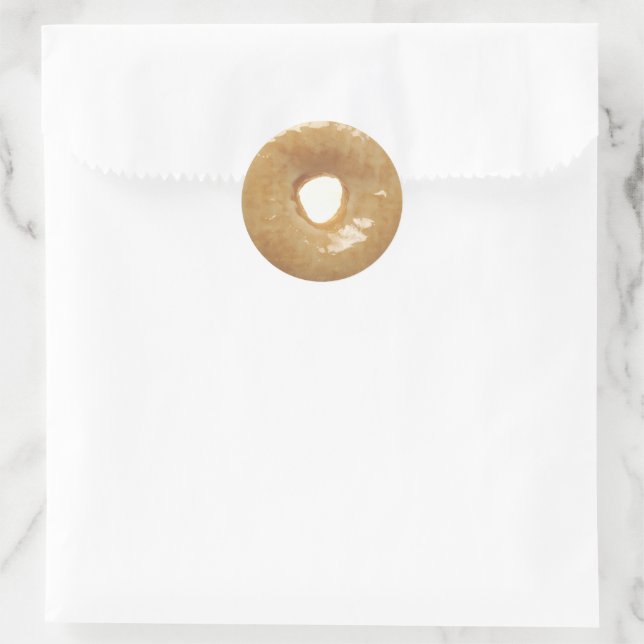Classic Glazed Donut Novelty Stickers (Tasche)