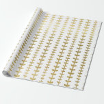 Classic Gold Botanical Leaf Muster Wedding Wrappi Geschenkpapier<br><div class="desc">Hochzeitsgeschenk in einem Imitat goldenes Herz-Blatt Muster macht eine phantastische Präsentation. Ideal für Neuvermählte,  Brautpartys,  Polterabende,  neue Zuhause,  Verlobung-Duschen und vieles mehr.</div>