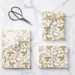 Classic Gold Damask Blumenmuster Hochzeit Geschenkpapier Set<br><div class="desc">Hochzeitsgeschenk in einem Imitat goldenes Damastmuster Blumenmuster macht eine phantastische Präsentation. Ideal für Neuvermählte,  Brautpartys,  Polterabende,  neue Zuhause,  Verlobung-Duschen und vieles mehr.</div>