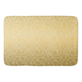 Classic Gold Damask Design Badematte