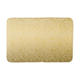 Classic Gold Damask Design Badematte