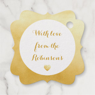 Classic Gold Foil - Individuell gestaltbare Foil F Geschenkanhänger