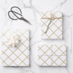 Classic Gold Geometric Abstrakt Pattern Wedding Geschenkpapier Set<br><div class="desc">Hochzeitsgeschenk in einem Imitat goldene geometrische abstrakte Muster macht eine phantastische Präsentation. Ideal für Neuvermählte,  Brautpartys,  Polterabende,  neue Zuhause,  Verlobung-Duschen und vieles mehr.</div>