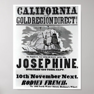 Classic Gold Rush Poster