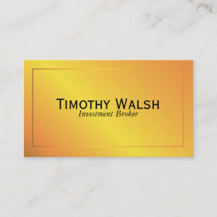 Classic Gold Visitenkarte